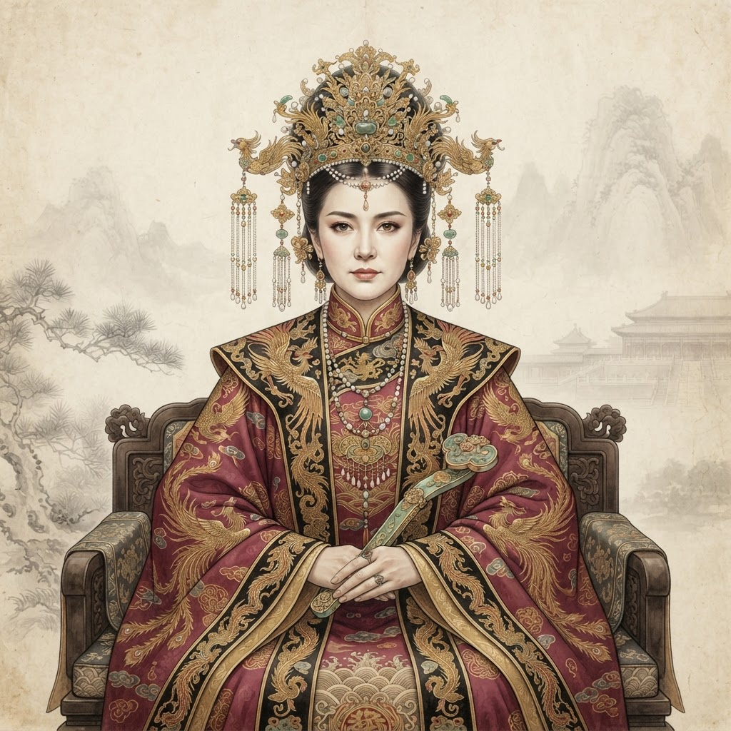 宫中旧人的画像